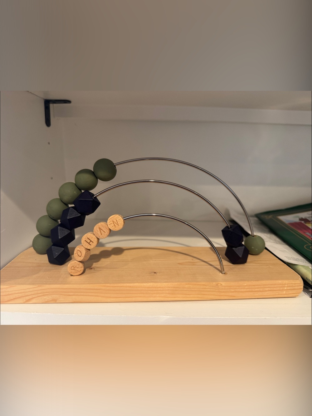 Wooden “Rohan” Beaded baby toy